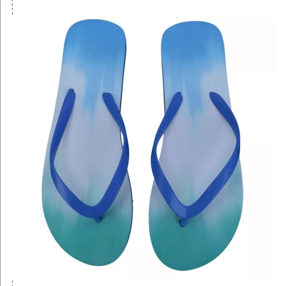 **FREE** WILD SAGE Francesca Ombre Women's Flip Flops in Blue - Picture 2 of 9
